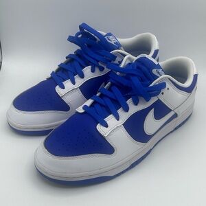 Nike Men's Royal Blue and White Sneakers
